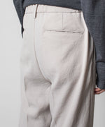 画像をギャラリービューアに読み込む, VEIN ヴェインのPE KERSEY 1TUCK TROUSERS - L.BEIGEの公式通販サイトsession福岡セレクトショップ
