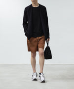 画像をギャラリービューアに読み込む, ATTACHMENT アタッチメントのNY TAFFETA SHORTS - BROWNの公式通販サイトsession福岡セレクトショップ
