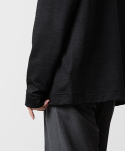 ATTACHMENT アタッチメントのWO/NY SMOOTH OVERSIZED HIGHNECK L/S TEE - BLACK 公式通販サイトsession福岡セレクトショップ