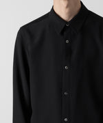 画像をギャラリービューアに読み込む, ATTACHMENT アタッチメントのPE STRETCH VIYELLA REGULAR COLLAR DRESS SHIRT - BLACK 公式通販サイトsession福岡セレクトショップ
