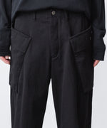 画像をギャラリービューアに読み込む, ATTACHMENT アタッチメントのCO NIDOM CLOTH M-43 FIELD TROUSERS - BLACKの公式通販サイトsession福岡セレクトショップ
