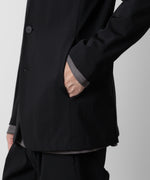 画像をギャラリービューアに読み込む, TTACHMENT アタッチメントのNY/CO STRETCH JERSEY COLLARLESS JACKET - BLACK 公式通販サイトsession福岡セレクトショップ
