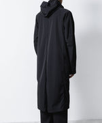 画像をギャラリービューアに読み込む, ATTACHMENT アタッチメントのNY 2LAYER STRETCH LIGHT HOODED COAT - BLACKの公式通販サイトsession福岡セレクトショップ
