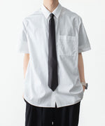 画像をギャラリービューアに読み込む, ATTACHMENT アタッチメントのSILK SATIN TIE - BLACKの公式通販サイトsession福岡セレクトショップ
