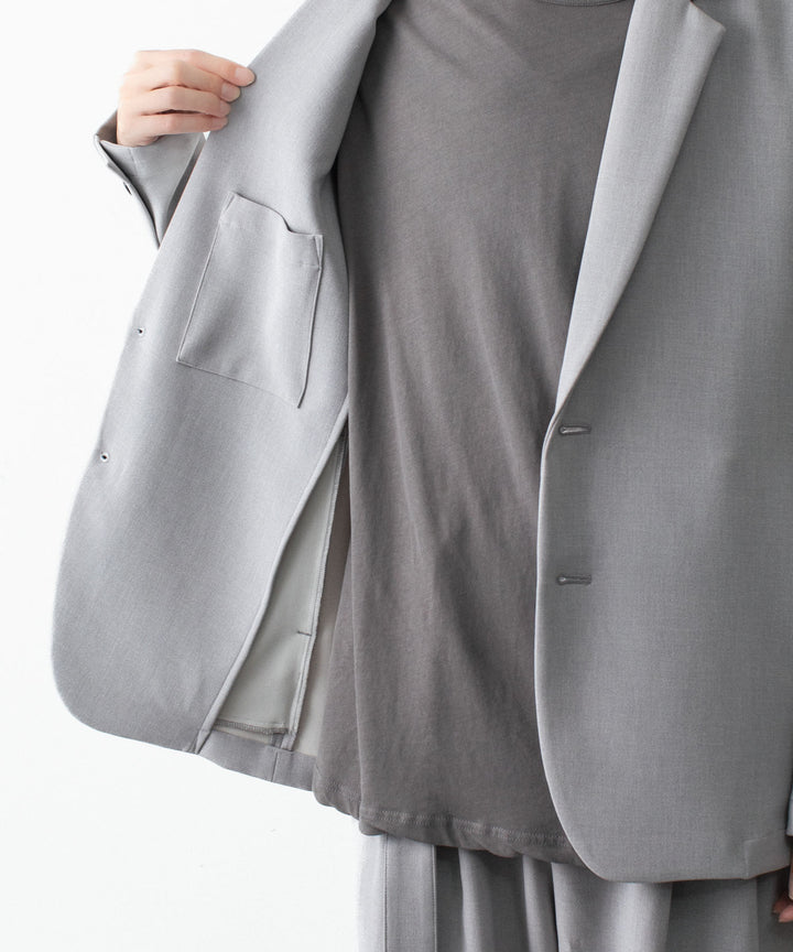 ATTACHMENT アタッチメントのPE STRETCH DOUBLE CLOTH 2B JKT - L.GRAYの公式通販サイトsession福岡セレクトショップ