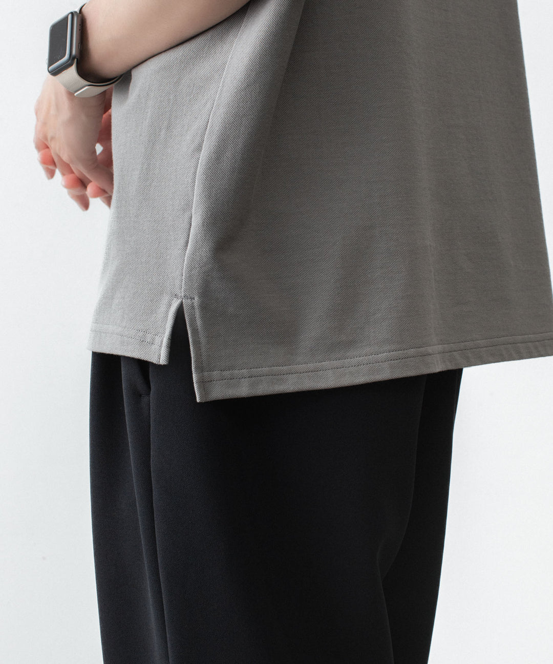 ATTACHMENT アタッチメントのSOFT PIQUE S/S POLO - GRAYの公式通販サイトsession福岡セレクトショップ