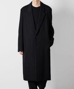 ATTACHMENT アタッチメントの2/48 WO KERSEY OVERSIZED CHESTER COAT - BLACK 公式通販サイトsession福岡セレクトショップ