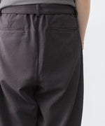 画像をギャラリービューアに読み込む, ATTACHMENT アタッチメントのPE STRETCH DOUBLE CLOTH BELTED WIDE TAPERED TROUSERS - D.BROWNの公式通販サイトsession福岡セレクトショップ
