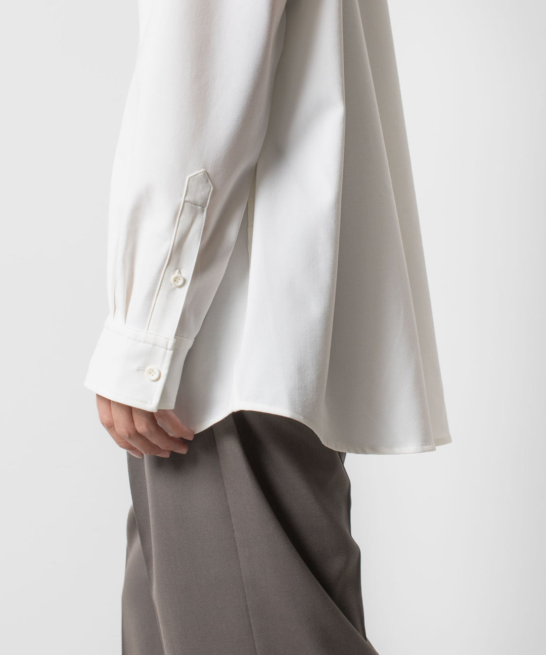 ATTACHMENT アタッチメントのPE/RY STRETCH TROPICAL STRAP SLEEVE L/S SHIRT - WHITEの公式通販サイトsession福岡セレクトショップ