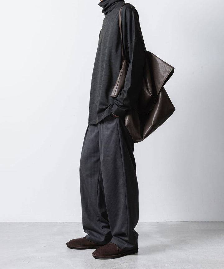 ATTACHMENT / EXCLUSIVE ITEM アタッチメントのWO/NYスムース ハイネックカットソー L/S - D.GRAYの公式通販サイトsession福岡セレクトショップ