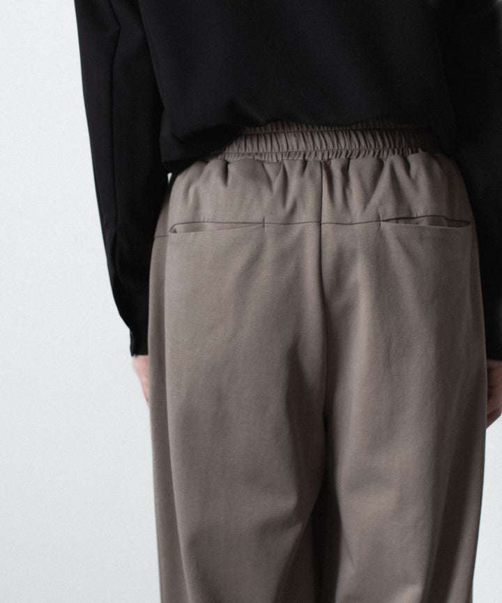 ATTACHMENT アタッチメントのCOTTON DOUBLE FACE LOUNGE TROUSERS - KHAKI GRAYの公式通販サイトsession福岡セレクトショップ