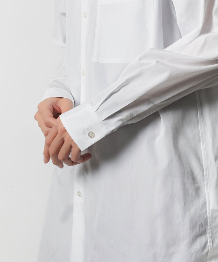 ATTACHMENT アタッチメントの140/2 GIZA BROAD BANDCOLLAR L/S SHIRT - WHITEの公式通販サイトsession福岡セレクトショップ