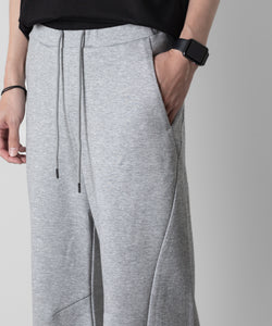 【ATTACHMENT】ATTACHMENT アタッチメントのCO/PE DOUBLE KNIT THREE DIMENSIONAL WIDE PANTS - X.GRAY 公式通販サイトsession福岡セレクトショップ