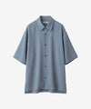 【 ATTACHMENT / EXCLUSIVE ITEM 】PE LIGHT TROPICAL DOLMAN SLEEVE REGULAR COLLAR SHIRT S/S - L.BLUE