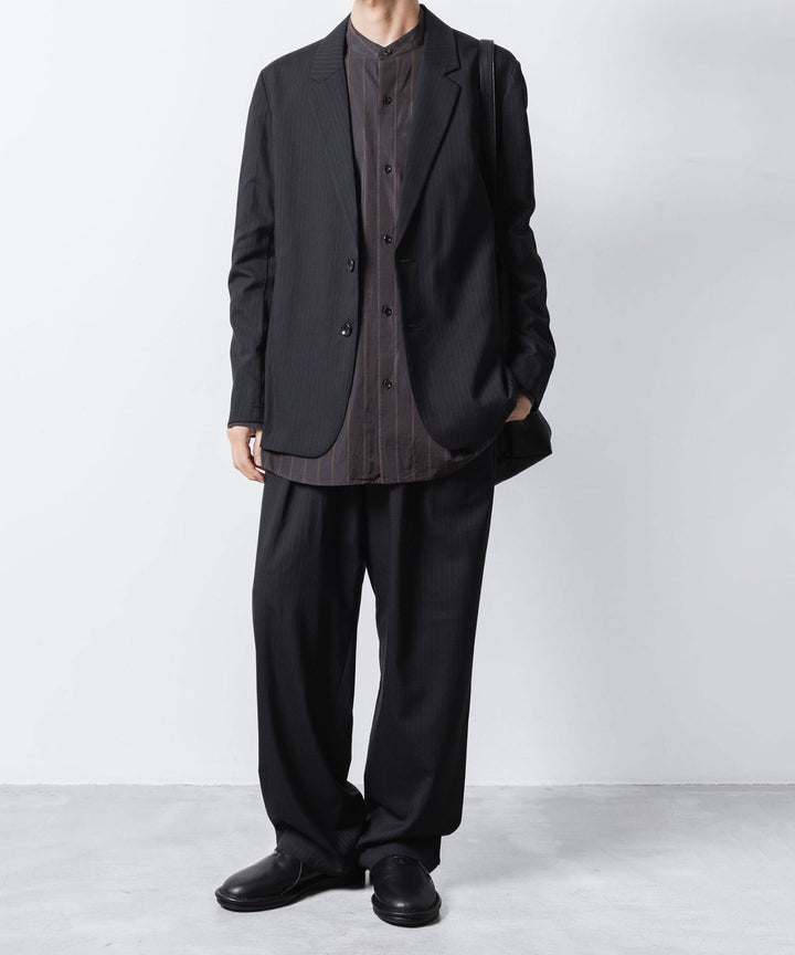 ATTACHMENT アタッチメントのT/W/SI STRETCH GABARDINE 2B JKT - S.BLACKの公式通販サイトsession福岡セレクトショップ