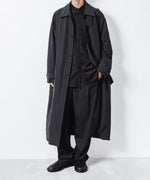 画像をギャラリービューアに読み込む, VEIN ヴェインのFIBRIL POPLIN PADDING BALMACAAN COAT - BLACKの公式通販サイトsession福岡セレクトショップ
