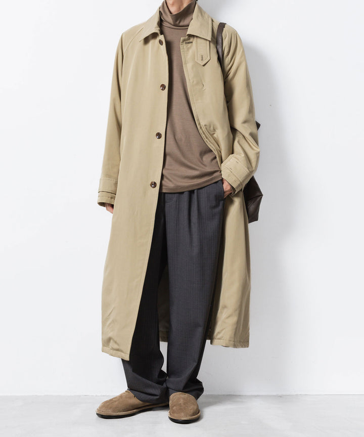 VEIN ヴェインのFIBRIL POPLIN PADDING BALMACAAN COAT - L.BEIGEの公式通販サイトsession福岡セレクトショップ