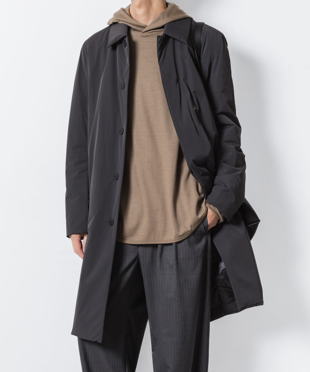 ATTACHMENT アタッチメントのNY 2LAYER STRETCH PADDING BALMACAAN COAT - D.GRAYの公式通販サイトsession福岡セレクトショップ