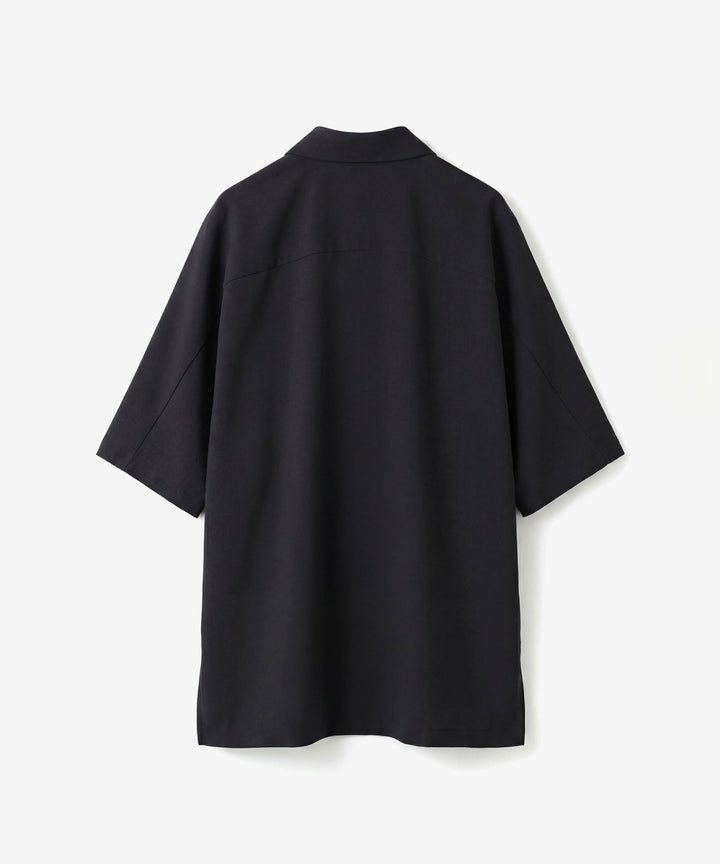 ATTACHMENT / EXCLUSIVE ITEMアタッチメントのPE LIGHT TROPICAL DOLMAN SLEEVE REGULAR COLLAR SHIRT S/S - BLACKの公式通販サイトsession福岡セレクトショップ