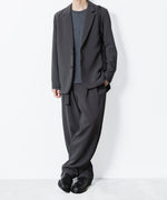 画像をギャラリービューアに読み込む, ATTACHMENT アタッチメントのPE STRETCH DOUBLE CLOTH BELTED WIDE TAPERD TROUSERS - X.GRAYの公式通販サイトsession福岡セレクトショップ
