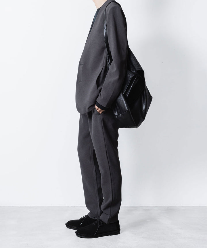 ATTACHMENT アタッチメントのPE STRETCH DOUBLE CLOTH REGULAR FIT EASY TROUSERS - X.GRAYの公式通販サイトsession福岡セレクトショップ