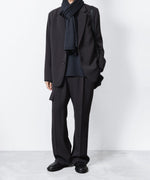 画像をギャラリービューアに読み込む, ATTACHMENT アタッチメントのPE STRETCH DOUBLE CLOTH BELTED STRAIGHT TROUSERS - D.GRAYの公式通販サイトsession福岡セレクトショップ
