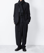 画像をギャラリービューアに読み込む, ATTACHMENT アタッチメントのPE STRETCH DOUBLE CLOTH COLLARLESS JKT - BLACKの公式通販サイトsession福岡セレクトショップ
