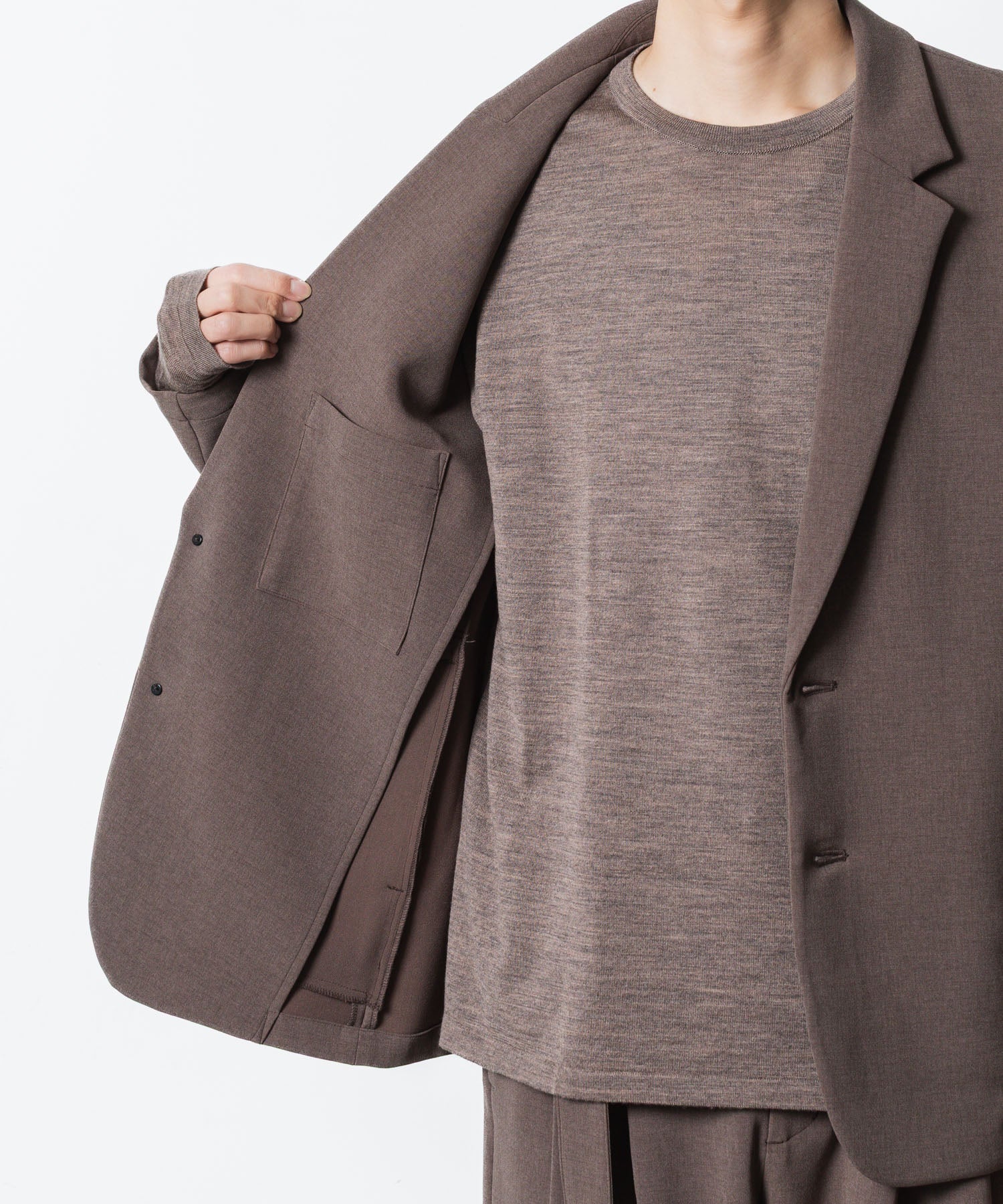 ATTACHMENT アタッチメントのPE STRETCH DOUBLE CLOTH 2B JKT - D.KH GRAYの公式通販サイトsession福岡セレクトショップ