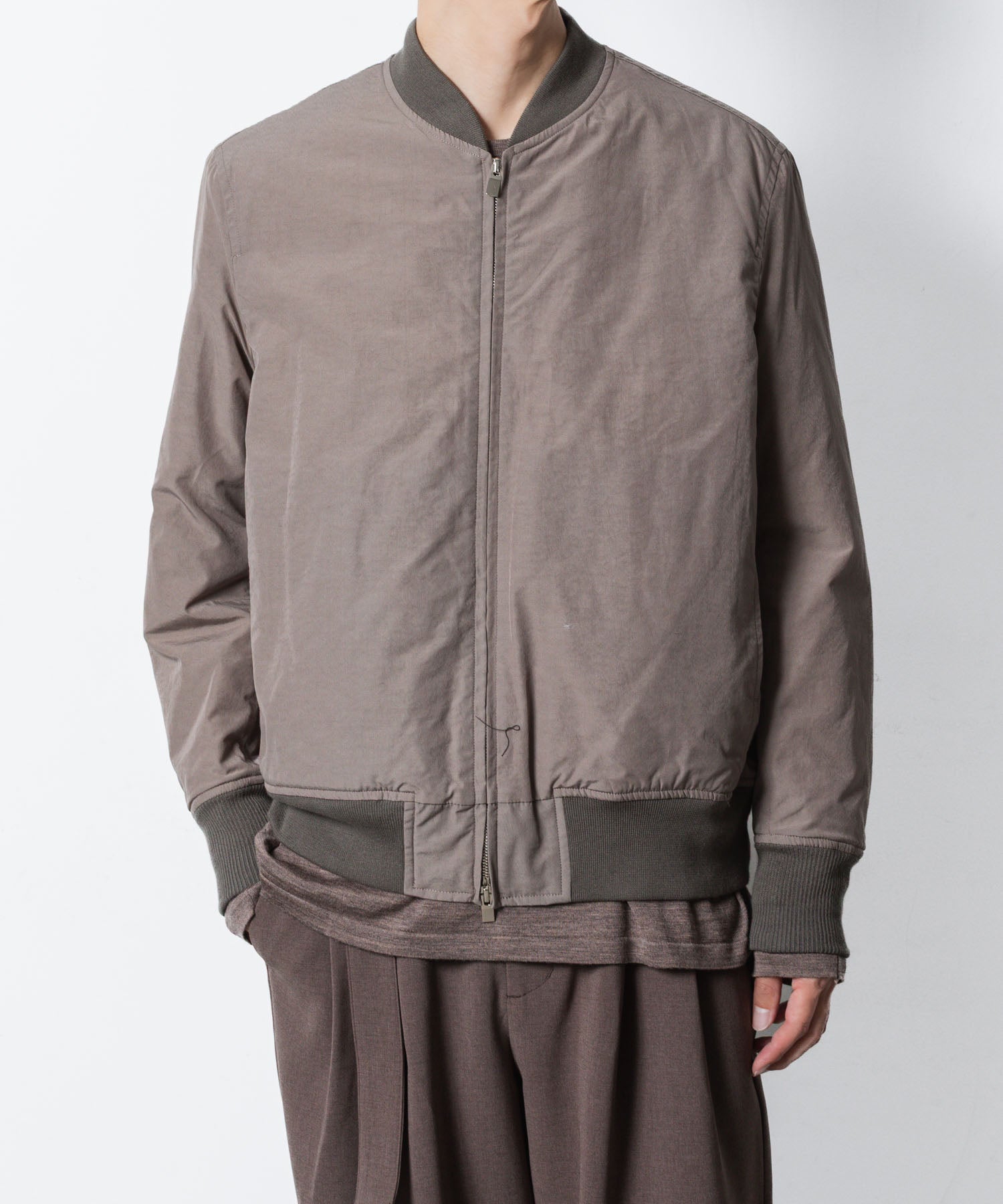 ATTACHMENT アタッチメントのCO/NY WEATHER CLOTH MA-1 - KHAKI GRAYの公式通販サイトsession福岡セレクトショップ