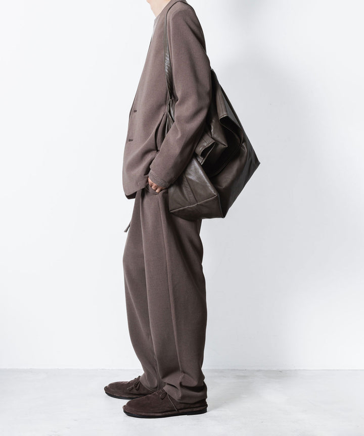 ATTACHMENT アタッチメントのPE STRETCH DOUBLE CLOTH COLLARLESS JKT - D.KH GRAYの公式通販サイトsession福岡セレクトショップ