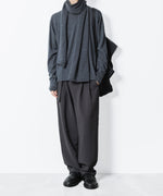 画像をギャラリービューアに読み込む, ATTACHMENT アタッチメントのPE STRETCH DOUBLE CLOTH BELTED WIDE TAPERD TROUSERS - X.GRAYの公式通販サイトsession福岡セレクトショップ
