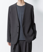 画像をギャラリービューアに読み込む, ATTACHMENT アタッチメントのPE STRETCH DOUBLE CLOTH COLLARLESS JKT - X.GRAYの公式通販サイトsession福岡セレクトショップ
