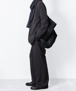 画像をギャラリービューアに読み込む, ATTACHMENT アタッチメントのPE STRETCH DOUBLE CLOTH BELTED STRAIGHT TROUSERS - D.GRAYの公式通販サイトsession福岡セレクトショップ
