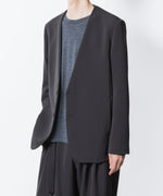 画像をギャラリービューアに読み込む, ATTACHMENT アタッチメントのPE STRETCH DOUBLE CLOTH COLLARLESS JKT - D.GRAYの公式通販サイトsession福岡セレクトショップ
