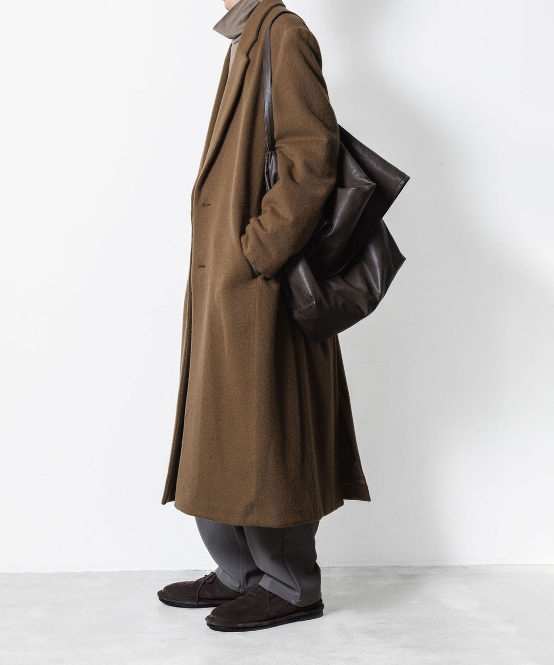 ATTACHMENT アタッチメントのWOOL SHAGGY PADDING CHESTER COAT - CAMELの公式通販サイトsession福岡セレクトショップ