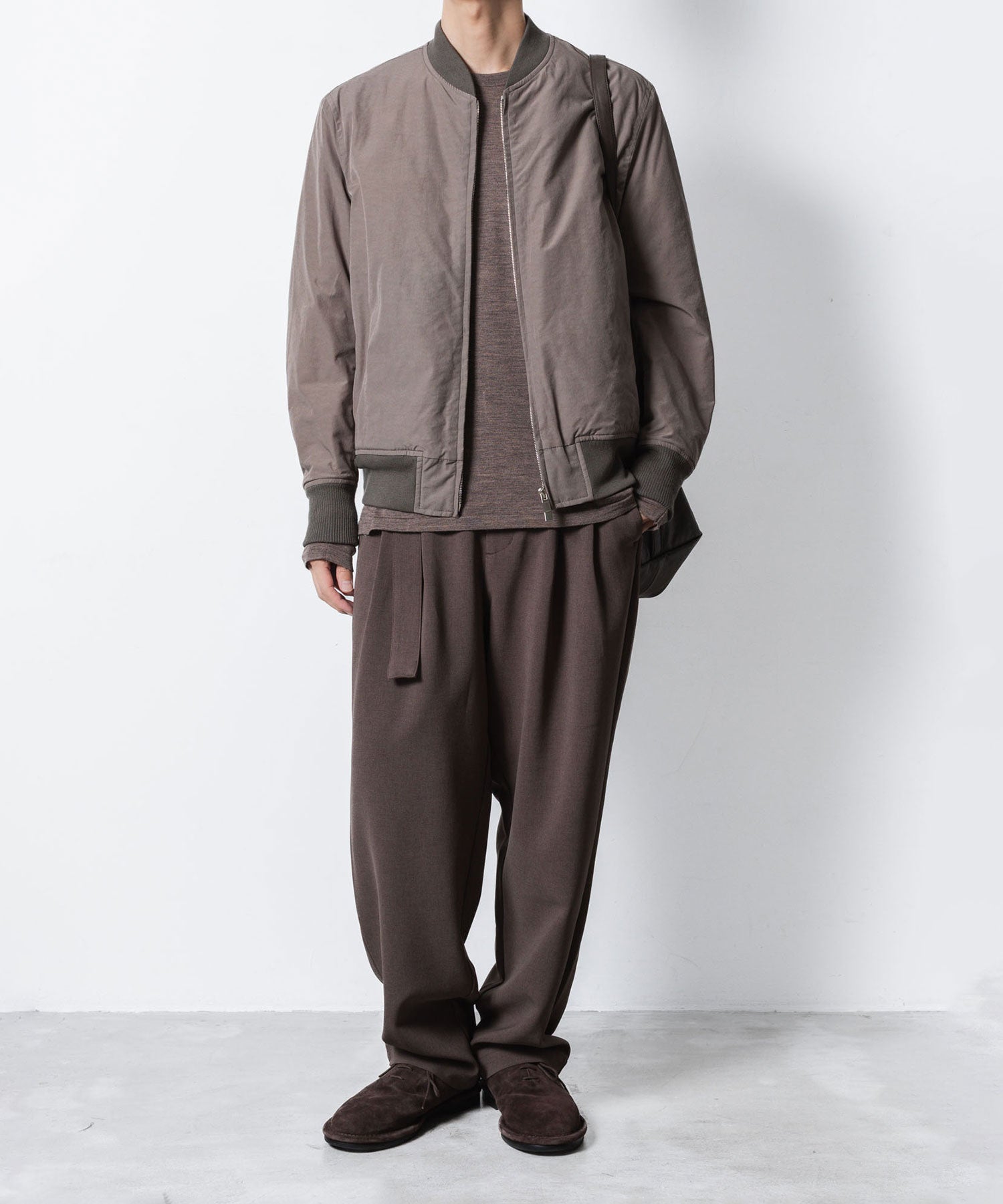 ATTACHMENT アタッチメントのCO/NY WEATHER CLOTH MA-1 - KHAKI GRAYの公式通販サイトsession福岡セレクトショップ