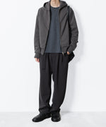 画像をギャラリービューアに読み込む, ATTACHMENT アタッチメントのPE STRETCH DOUBLE CLOTH BELTED WIDE TAPERD TROUSERS - D.GRAYの公式通販サイトsession福岡セレクトショップ
