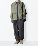 画像をギャラリービューアに読み込む, ATTACHMENT アタッチメントのPE STRETCH DOUBLE CLOTH BELTED WIDE TAPERD TROUSERS - X.GRAYの公式通販サイトsession福岡セレクトショップ
