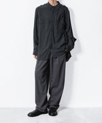 画像をギャラリービューアに読み込む, ATTACHMENT アタッチメントのCU/RY FIBRIL TAFFETA PATCH POCKET L/S SHIRT - D.GRAYの公式通販サイトsession福岡セレクトショップ
