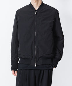 ATTACHMENT /アタッチメント】CO/NY WEATHER CLOTH MA-1 - BLACK