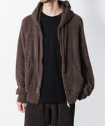 画像をギャラリービューアに読み込む, VEIN ヴェインのMALL YARN JERSEY ZIP UP HOODIE - BROWNの公式通販サイトsession福岡セレクトショップ
