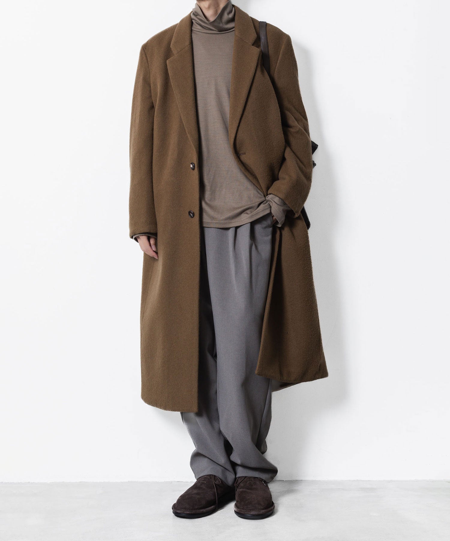ATTACHMENT アタッチメントのWOOL SHAGGY PADDING CHESTER COAT - CAMELの公式通販サイトsession福岡セレクトショップ