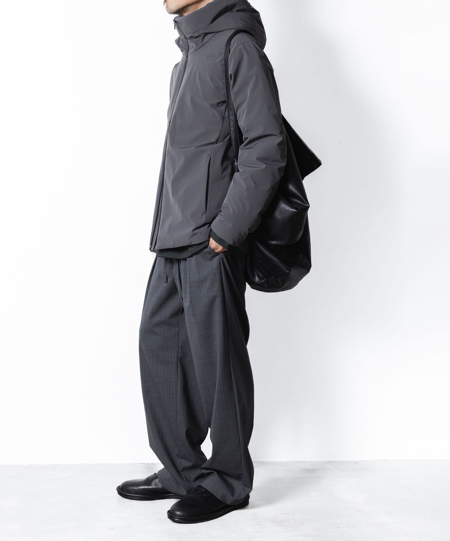 ATTACHMENT アタッチメントの3LAYER LIGHT TAFFETA HOODED DOWN JACKET - D.GRAYの公式通販サイトsession福岡セレクトショップ