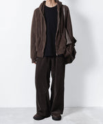 画像をギャラリービューアに読み込む, VEIN ヴェインのMALL YARN JERSEY ZIP UP HOODIE - BROWNの公式通販サイトsession福岡セレクトショップ
