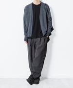 画像をギャラリービューアに読み込む, ATTACHMENT アタッチメントのPE STRETCH DOUBLE CLOTH BELTED WIDE TAPERD TROUSERS - X.GRAYの公式通販サイトsession福岡セレクトショップ
