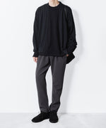 画像をギャラリービューアに読み込む, ATTACHMENT アタッチメントのPE STRETCH DOUBLE CLOTH REGULAR FIT EASY TROUSERS - X.GRAYの公式通販サイトsession福岡セレクトショップ
