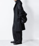 画像をギャラリービューアに読み込む, ATTACHMENT / EXCLUSIVE ITEMアタッチメントの2/90 SUPER120S MALTON ZIPUP HOODED COAT - BLACKの公式通販サイトsession福岡セレクトショップ
