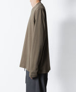 画像をギャラリービューアに読み込む, ATTACHMENT アタッチメントのCOTTON DOUBLE FACE SLIM FIT L/S TEE - CAMELの公式通販サイトsession福岡セレクトショップ
