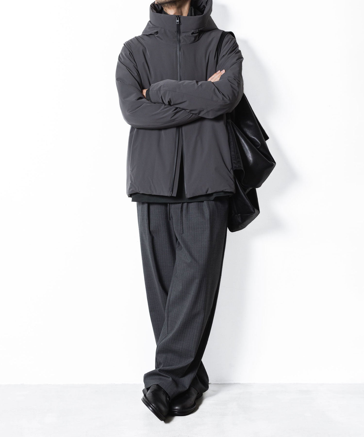 ATTACHMENT アタッチメントの3LAYER LIGHT TAFFETA HOODED DOWN JACKET - D.GRAYの公式通販サイトsession福岡セレクトショップ