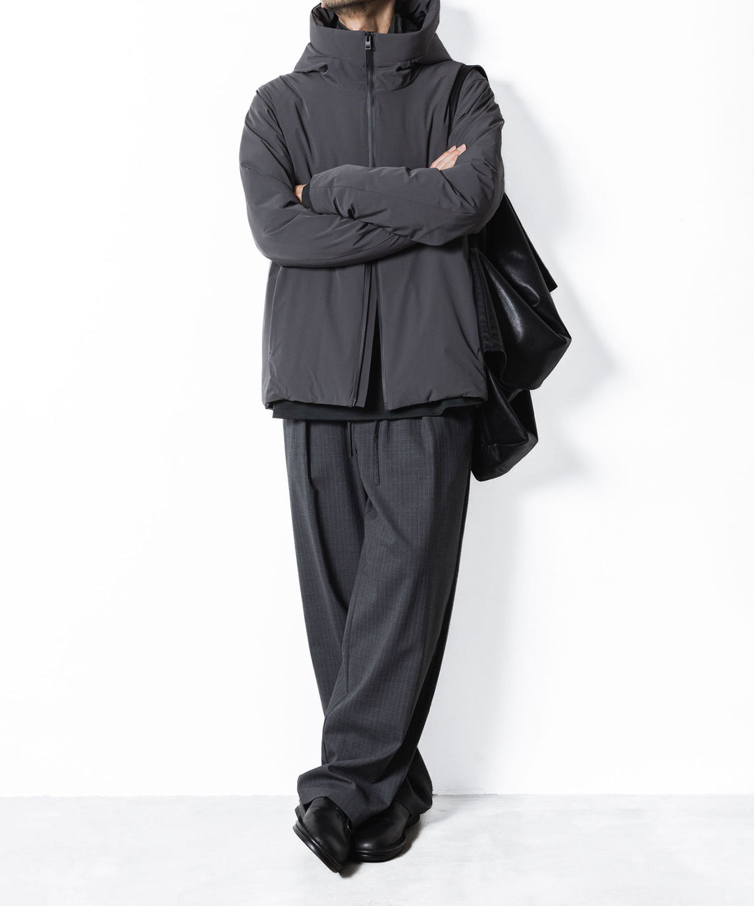 ATTACHMENT アタッチメントの3LAYER LIGHT TAFFETA HOODED DOWN JACKET - D.GRAYの公式通販サイトsession福岡セレクトショップ